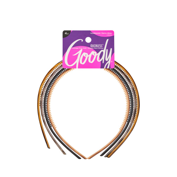 Cintillos Delgados Estampados Classics 4 un. GOODY