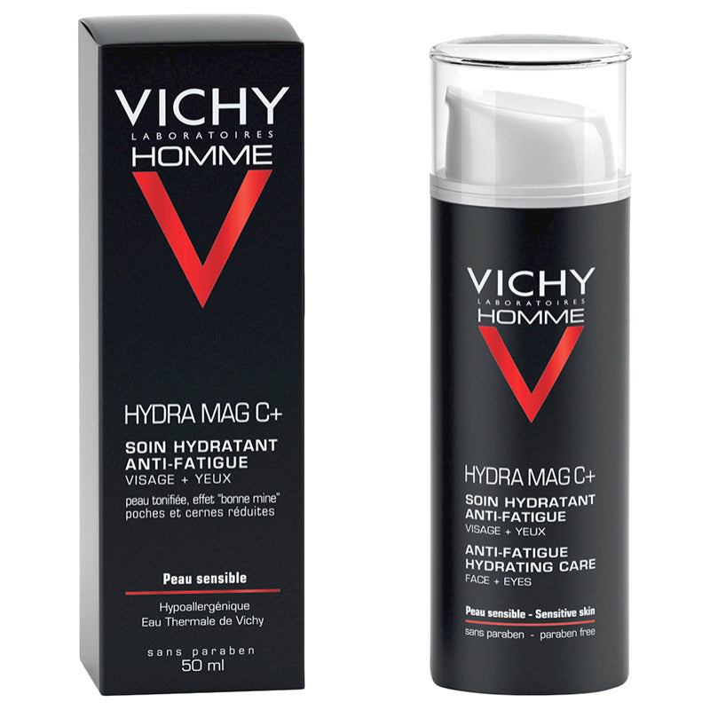 Hidratante Facial y Contorno de Ojos Hydra Mag C+ 50 ml VICHY HOMME