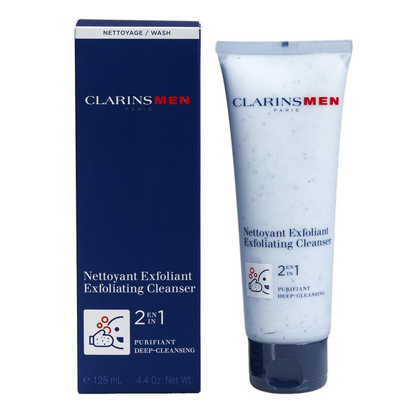 Limpiador Facial Exfoliante para Hombre 125 ml Clarins