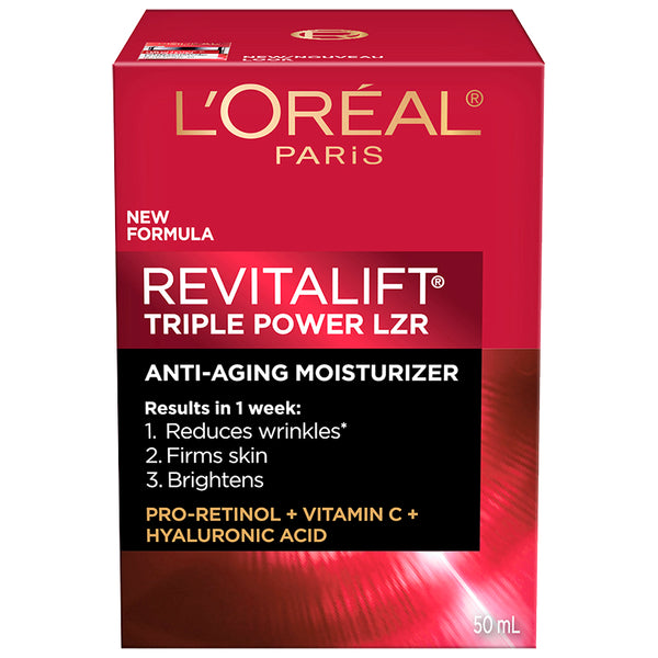 Hidratante Facial Revitalift Triple Power LZR Antiedad 50 ml L'oreal