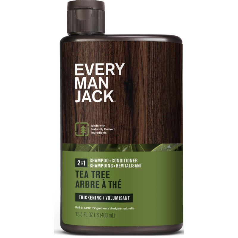 Shampoo y Acondicionador 2 en 1 Árbol de Té 400 ml Every Man Jack