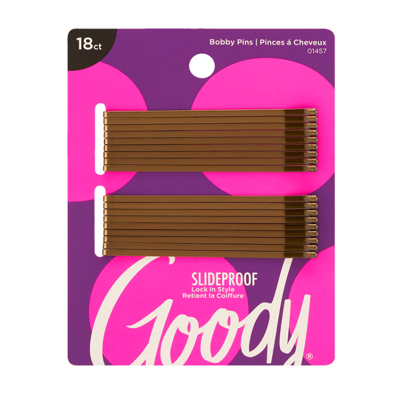 Sujetadores para Rulos 3 pulg. 18 un. Café GOODY