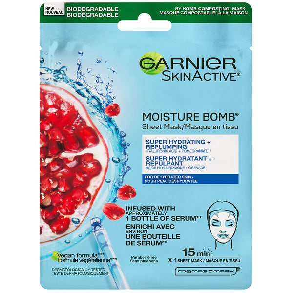 Mascarilla Facial SkinActive Moisture Bomb 32 ml Garnier