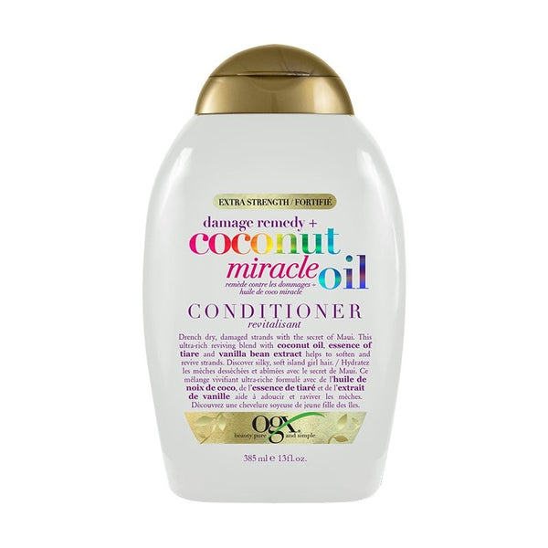 Acondicionador Extra Fuerte Damage Remedy + Coco Miracle OGX