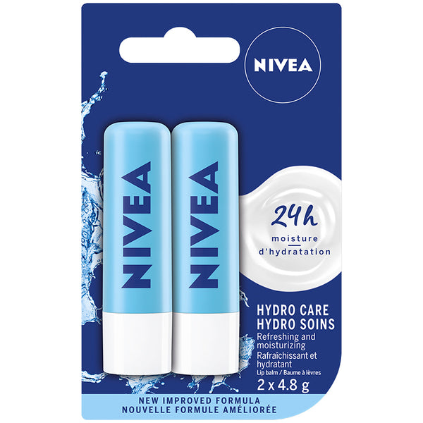 Bálsamo Labial Hydro Care Pack Dúo 2 x 4,8 g Nivea