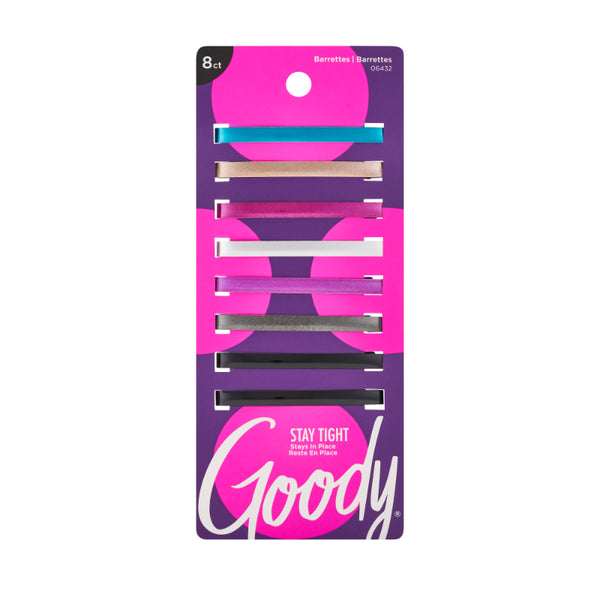 Broches para Cabello Metálicos Brillantes 8 unidades GOODY