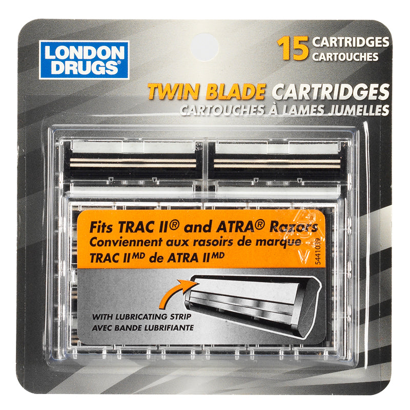 Cartuchos de Afeitar de Doble Hoja 15 Unidades London Drugs