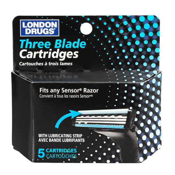 Cartuchos de Afeitar de Tres Hojas 5 Unidades London Drugs