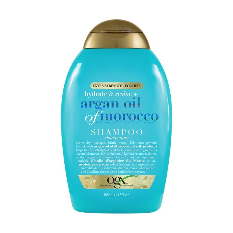 Shampoo Extra Fuerte Hydrate & Revive+ Argan Aceite 385 ml OGX