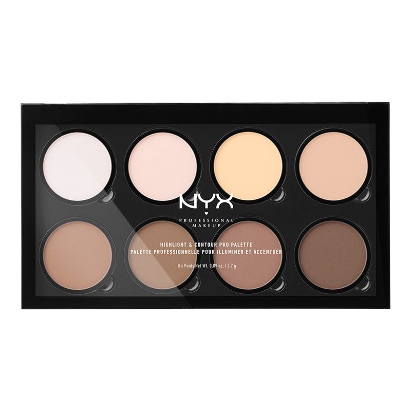 Paleta de Iluminador y Contorno NYX Professional Makeup
