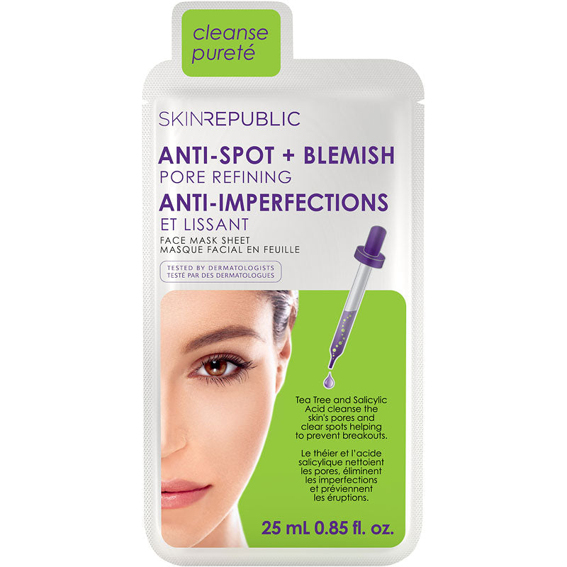 Mascarilla Facial en Lámina Antimanchas 25 ml Skin Republic