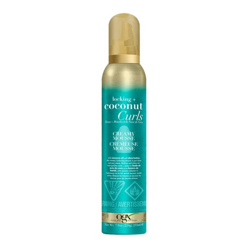 Mousse Capilar en Crema Coco y Rizos 235 ml OGX