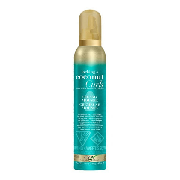 Mousse Capilar en Crema Coco y Rizos 235 ml OGX
