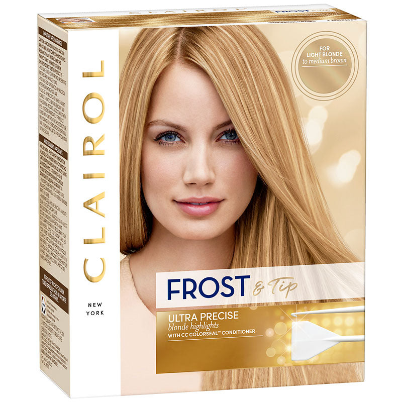 Kit de Mechas Frost & Tip Rubio Claro a Castaño Medio Clairol