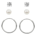 Set de 3 Aros de Plata Charisma COLLECTION
