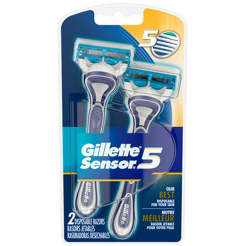 Máquinas de Afeitar Desechables Sensor5 2 Unidades Gillette