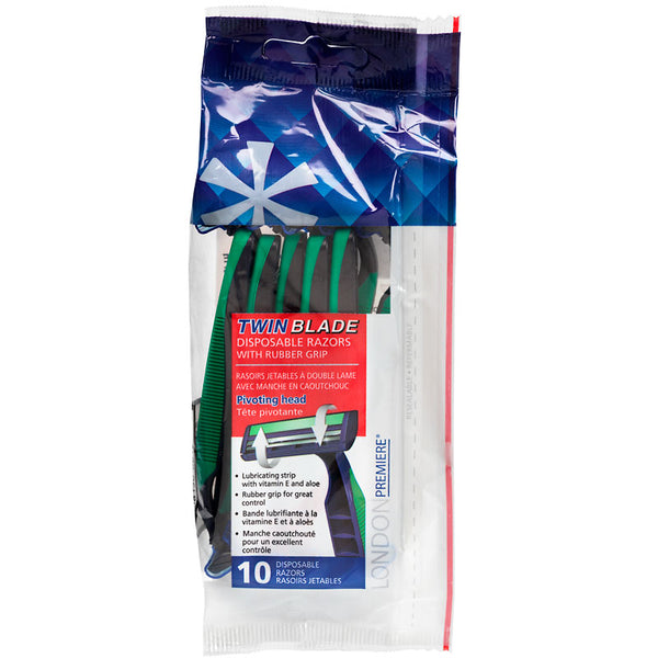 Máquinas de Afeitar Desechables Doble Hoja 10 un London Premiere