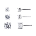 Set de Aros Trío de Circonita Cúbica NINE WEST