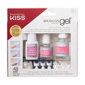 Esmalte Brush-On Gel Manicure Uñas Kit Kiss Beauty Nails & Lashes