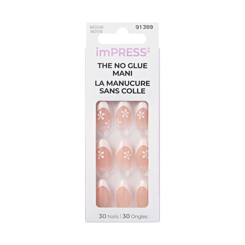 Uñas Postizas ImPRESS Almendra 30 Piezas KISS BEAUTY NAILS & LASHES