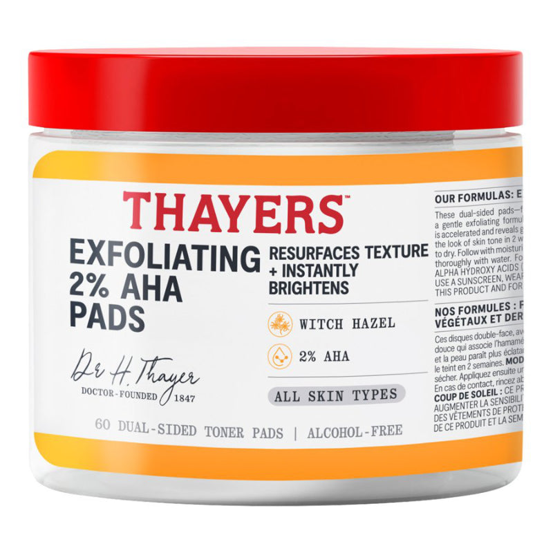 Tónico Facial AHA Exfoliante Discos - 60's Thayers