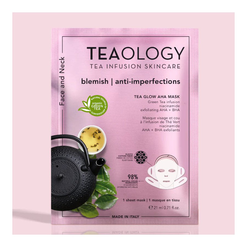 Mascarilla Facial en Lámina Tea Glow 21 ml Teaology