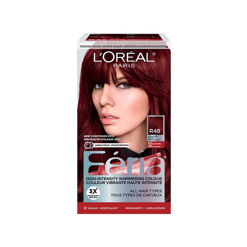 Tinte Permanente Féria R48 Caoba Oscuro Intenso L'Oréal Paris