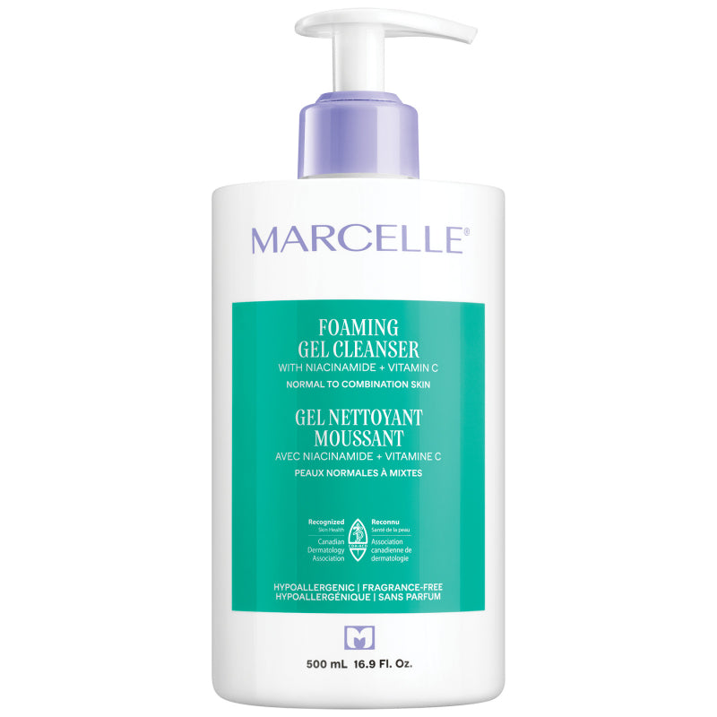 Limpiador Facial en Gel Niacinamida y Vitamina C 500 ml Marcelle