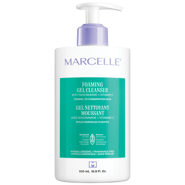 Limpiador Facial en Gel Niacinamida y Vitamina C 500 ml Marcelle
