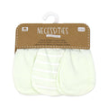 Guantes Antiarañazos Bebé Verde 0-6 Meses 3 Pares NECESSITIES