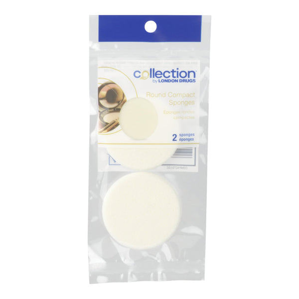 Esponja Redonda Polvo Compacto Blanca 2 un Collection by London Drugs