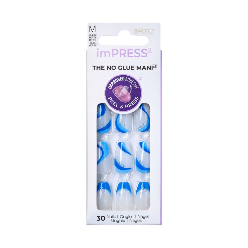 Esmalte ImPRESS Press-on Manicure Uñas Kiss Beauty Nails & Lashes