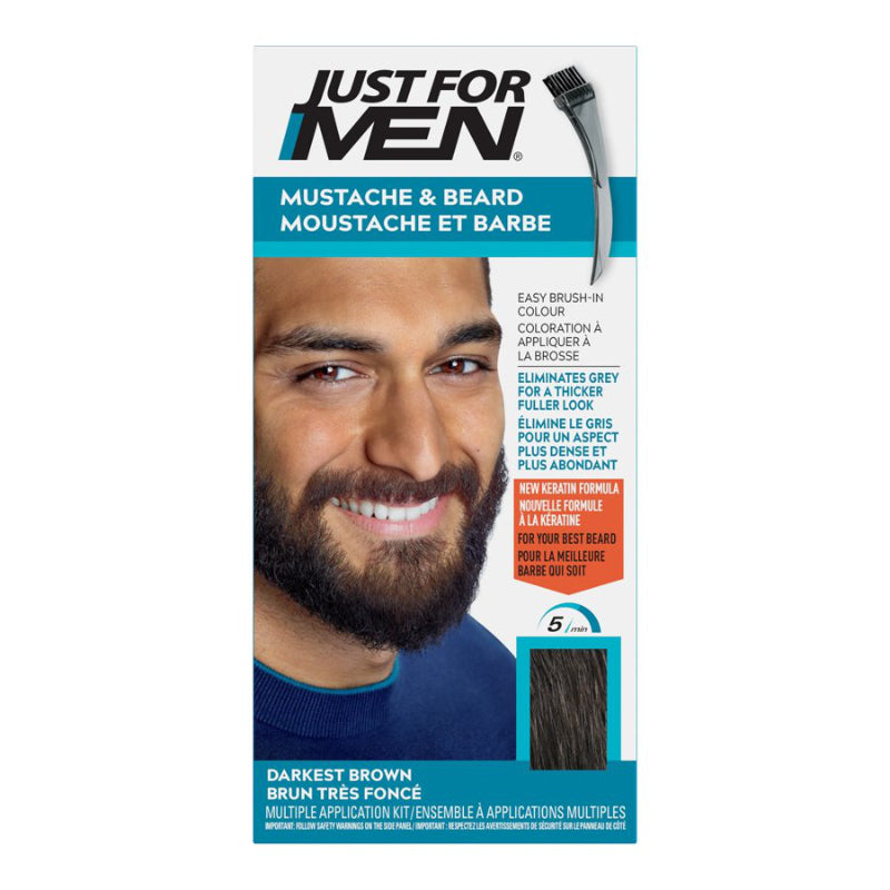 Tintura para Bigote & Barba - Castaño Muy Oscuro Just For Men