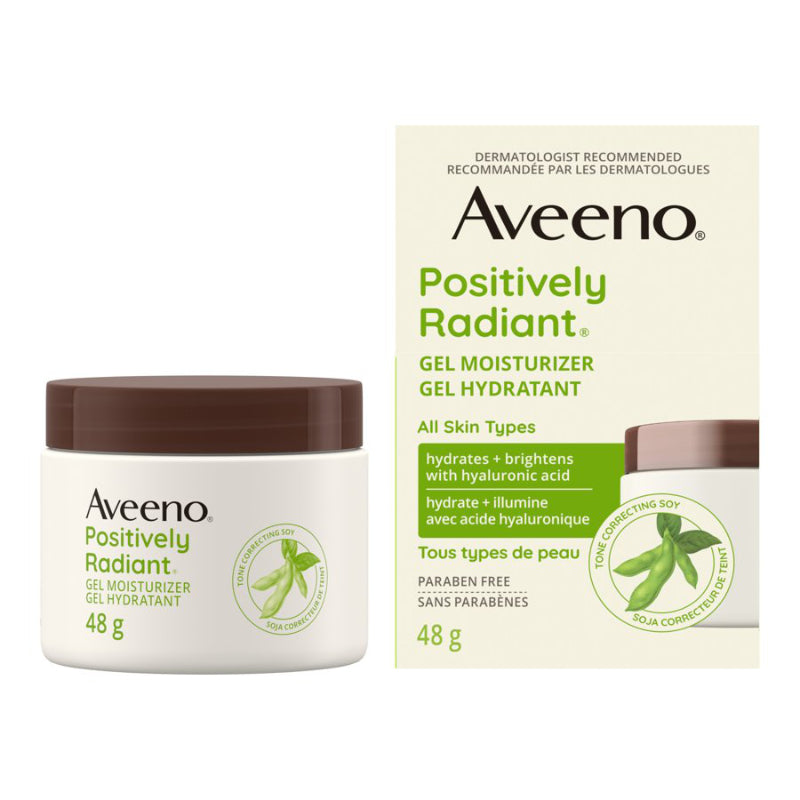 Hidratante Facial Positively Luminosidad Gel 48 g Aveeno