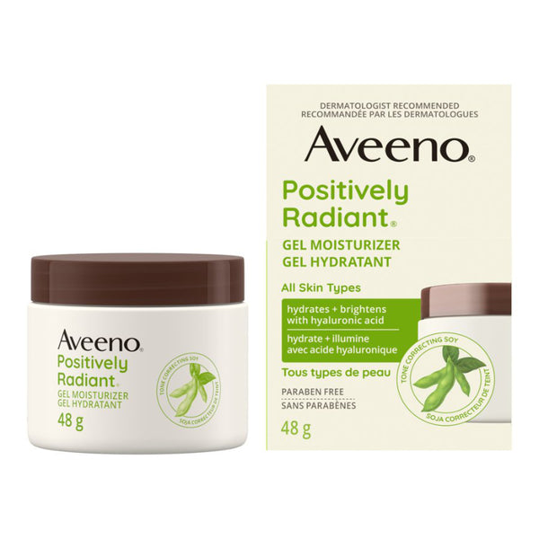 Hidratante Facial Positively Luminosidad Gel 48 g Aveeno