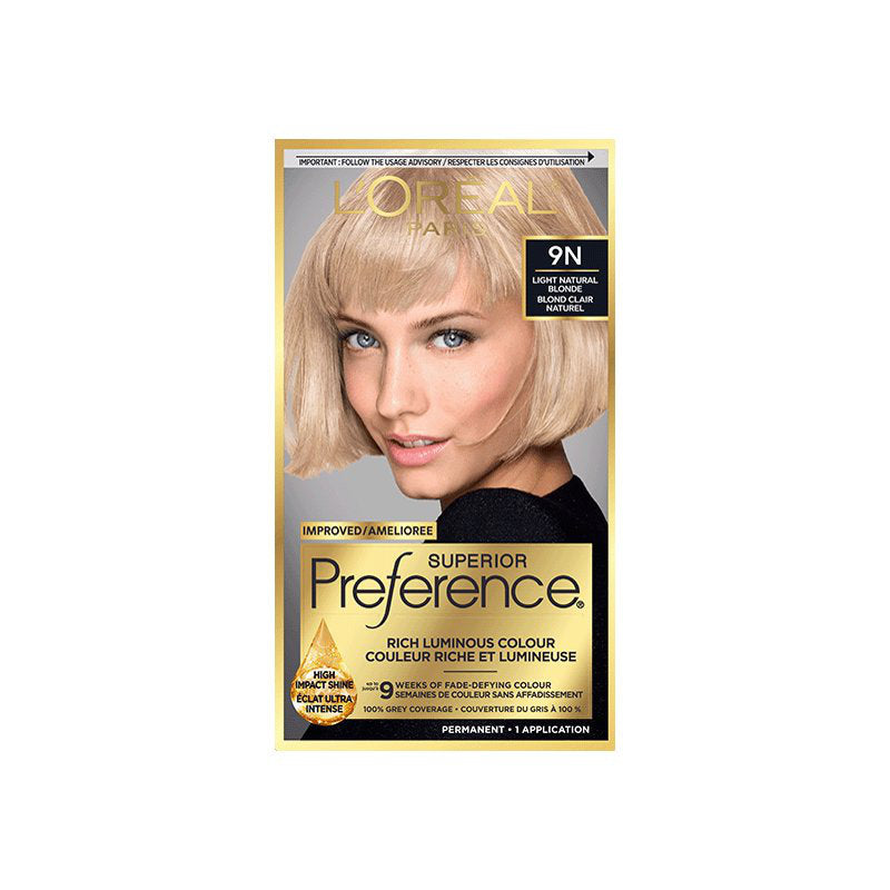 Tintura Permanente Superior Preference Rubio Claro 9N L'Oréal Paris
