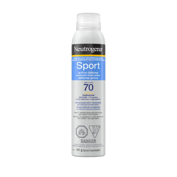 Protector Solar en Spray Corporal Sport Active Defense 141 g Neutrogena