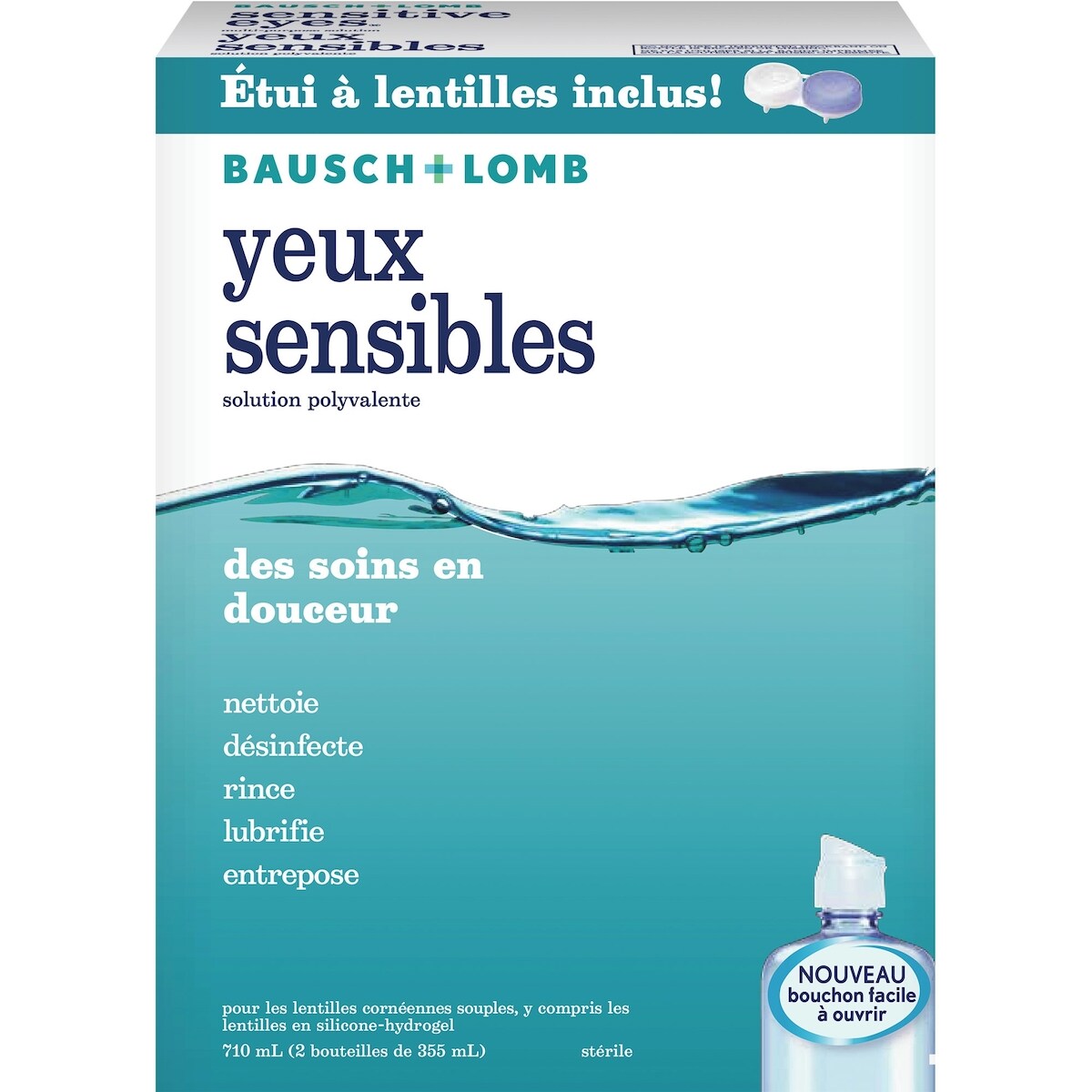 Solución Multipropósito para Lentes de Contacto Formato Doble Sens