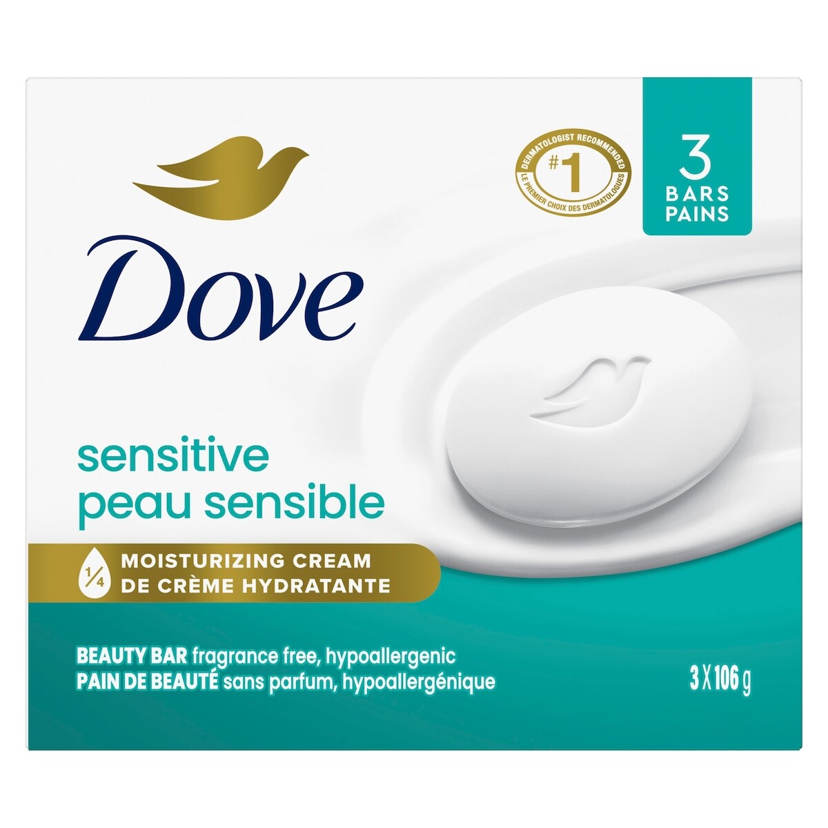 Barra de Jabón para el Cuidado de la Piel 106 g Dove