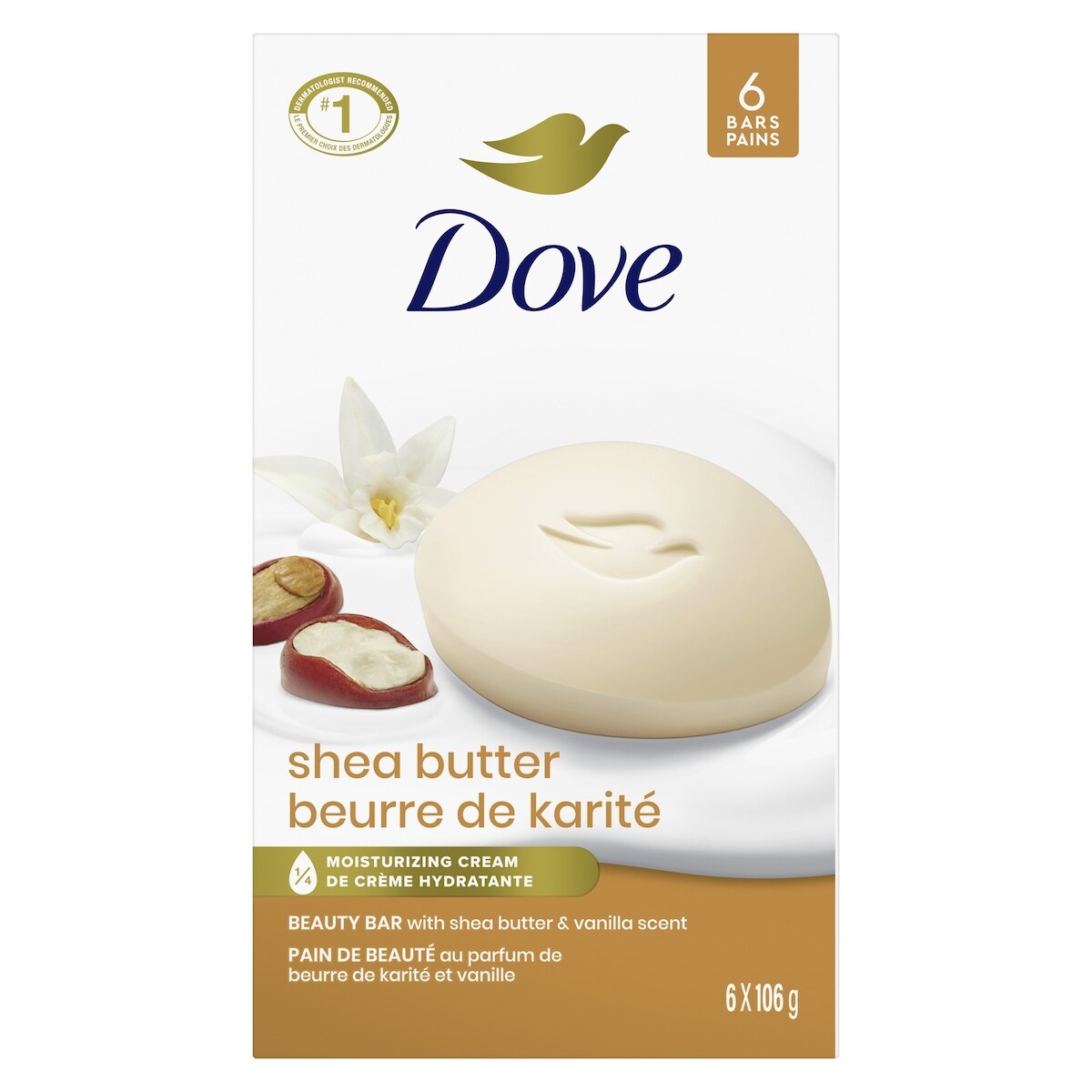Hidratante Facial Barra de Belleza Más que un Jabón Manteca 106 g Dove