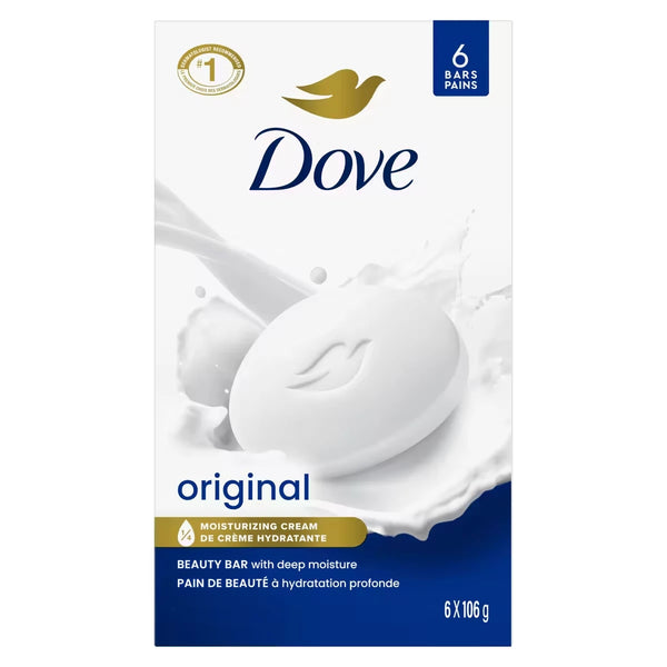 Jabón en Barra 6 X Blanco 106 g Dove