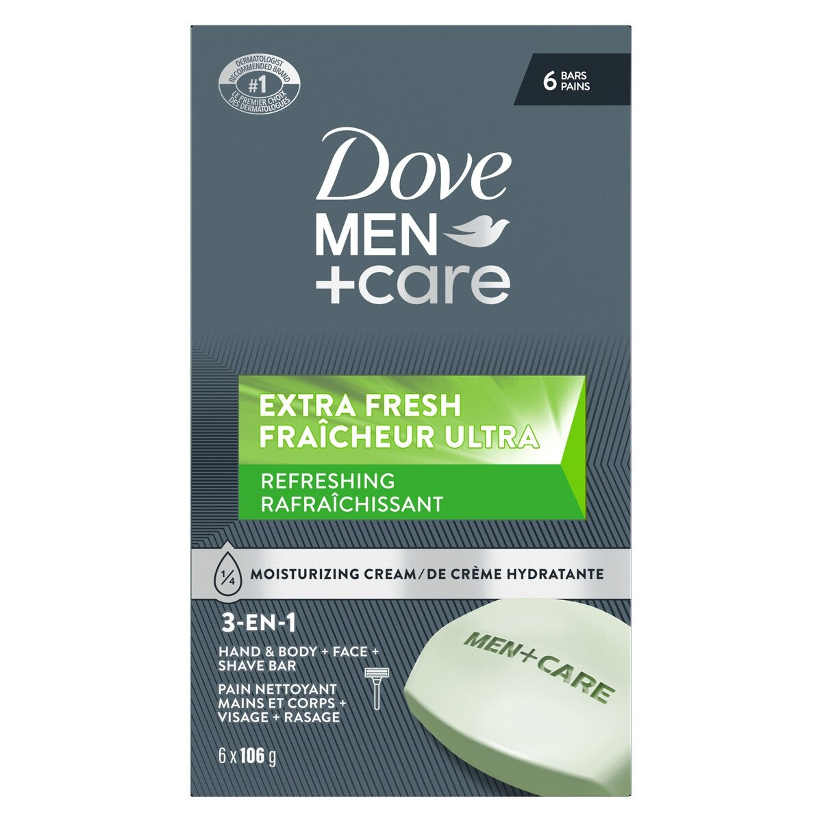 Hidratante Facial Barra Limpiadora para el Cuerpo Dove