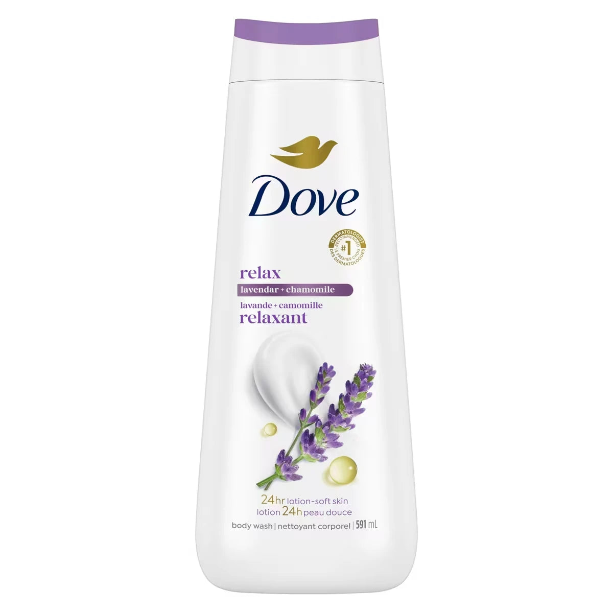 Gel de Ducha Aceite de Lavanda y Manzanilla Dove