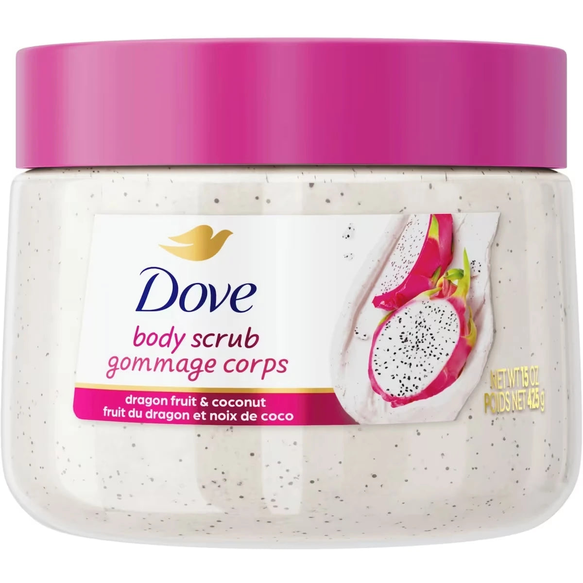 Exfoliante Corporal Fruta del Dragón y Coco 425 g Dove