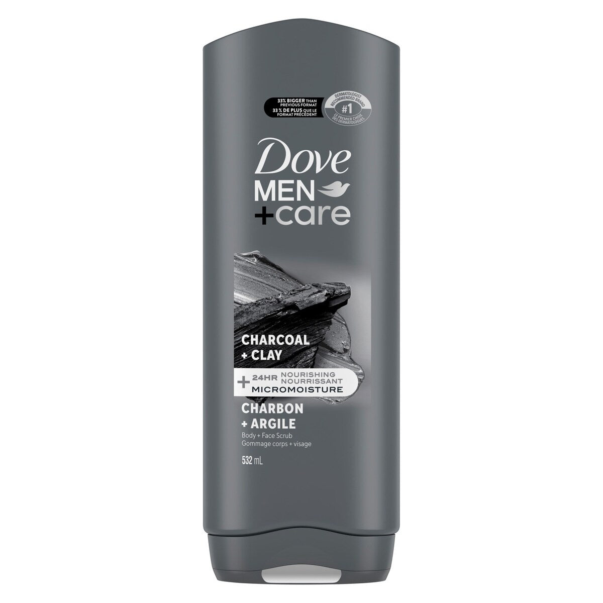 Gel de Baño Men+Care Purificante con Carbón Activado 532 ml Dove