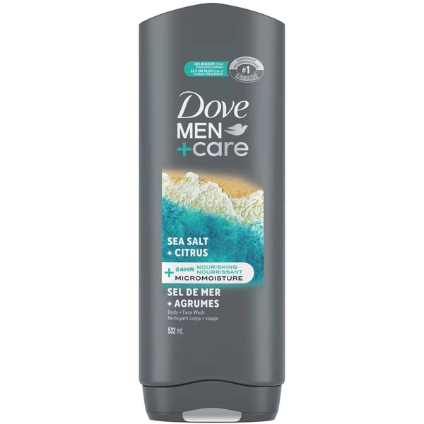 Gel de Baño y Rostro Men+Care Exfoliante 532 ml Dove