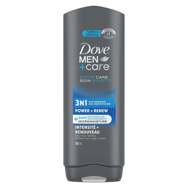 Gel de Baño 3 en 1 Corporal 532 ml Dove
