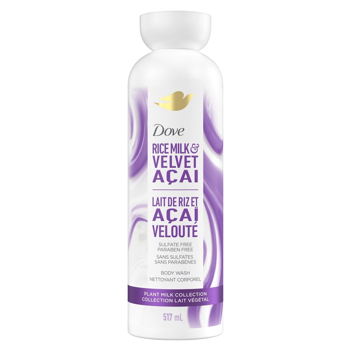 Gel de Baño Leche de Arroz y Açaí 517 ml Dove