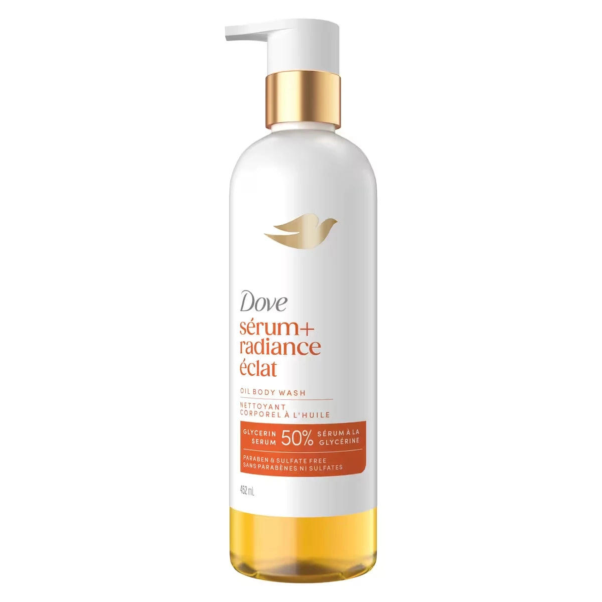 Sérum Facial Gel de Baño Brillo con Aceite Dove