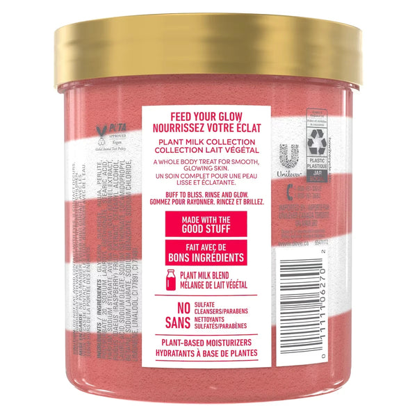 Exfoliante Corporal de Azúcar Leche de Avena y Bayas 425 g Dove